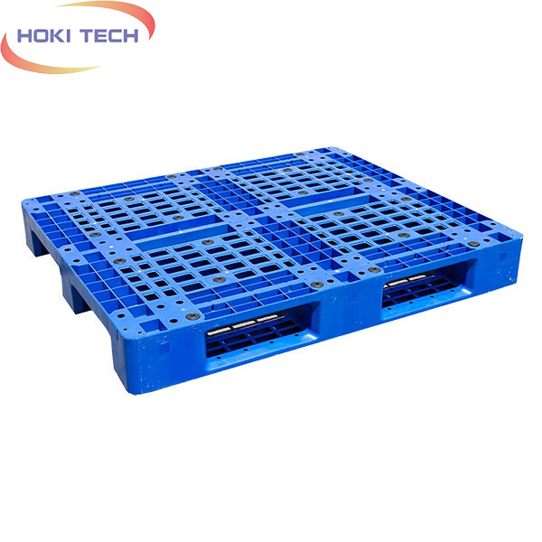 Pallet nhựa liền khối 1 mặt 466 có lõi sắt - Bán pallet nhựa giá rẻ