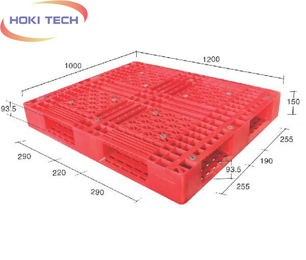 Pallet nhựa PL12LK - Bán pallet nhựa chất lượng giá hấp dẫn